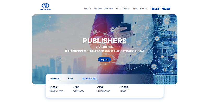 Dynu In Media Publishers page