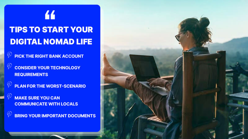 Tips to start your digital nomad life | Dynu In Media