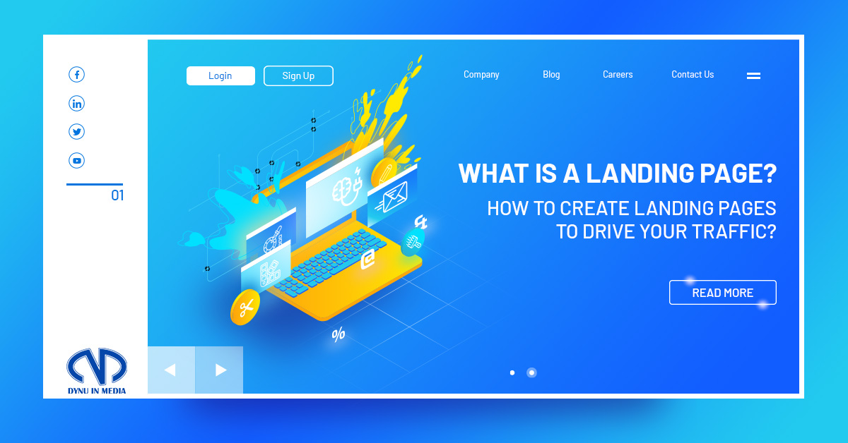 What is landing page | Dynu In Media