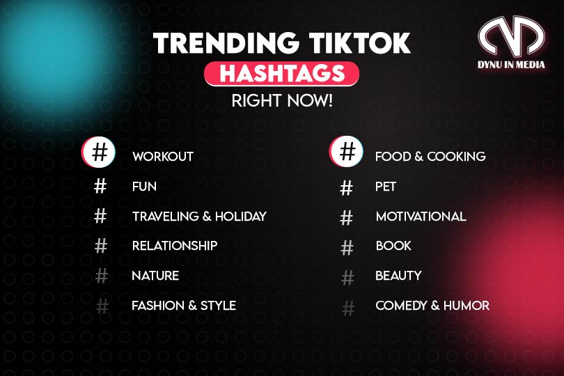 How to find trending hashtags on Tiktok | Dynu In Media