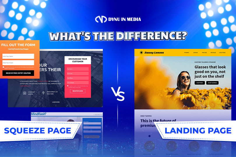 Squeeze Page Vs Landing Page