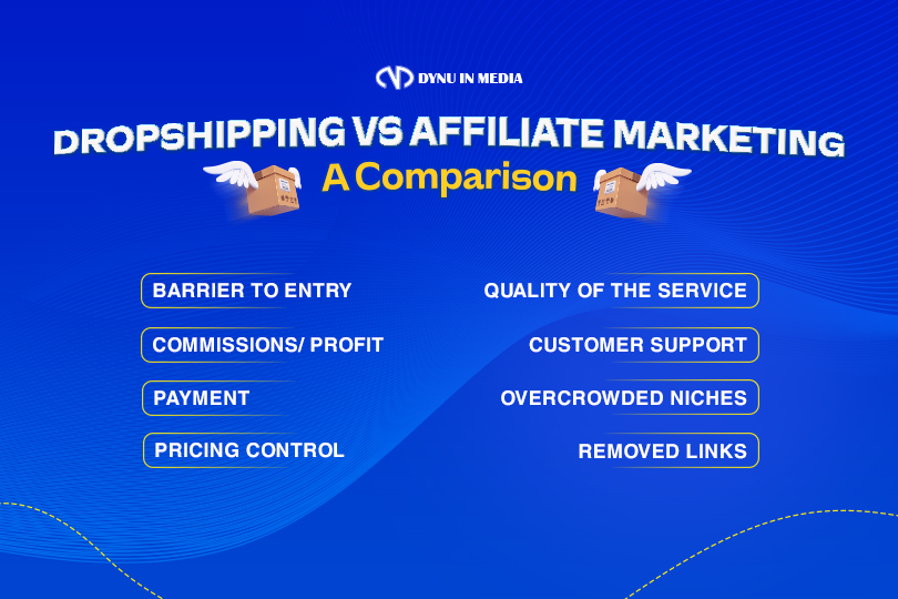 Dropshipping vs Affiliate Marketing: A Comparison 
